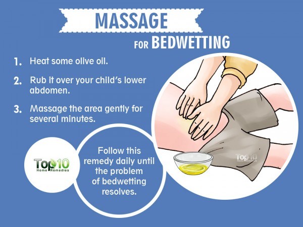 massage to stop bedwetting