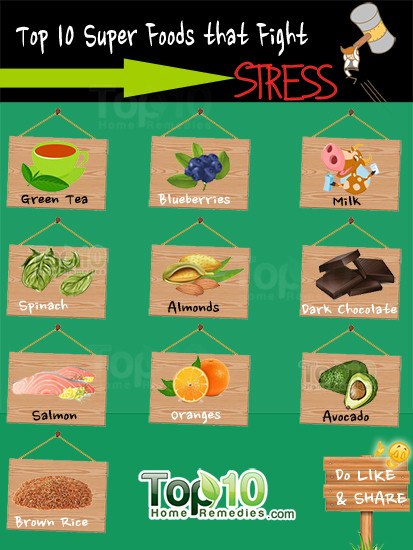 foods help fight stress