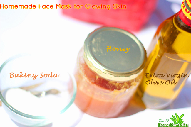 for Remedies honey Homemade face   10 soda Home baking mask and Mask DIY Top olive Face Glowing Skin oil diy