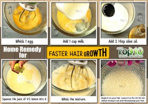 home remedy for faster hair growth