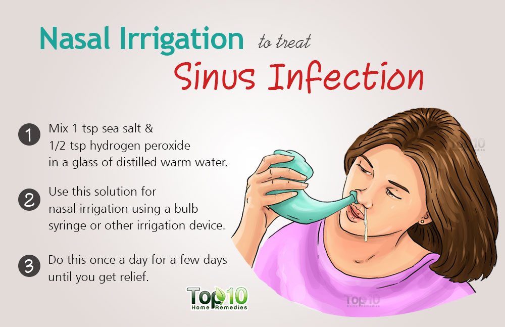 What are some medications for a sinus infection?