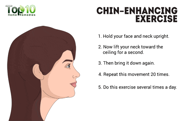 chin enhancing exercise