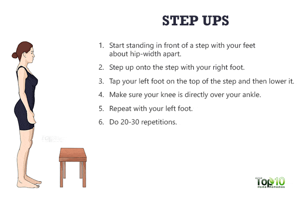 step ups for strengthening knees 