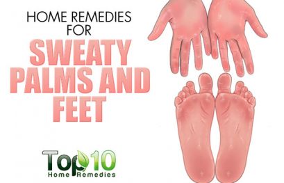 sweaty feet palms remedies