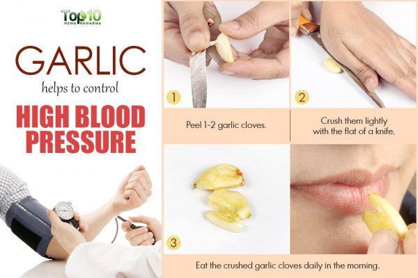 garlic to lower high blood pressure
