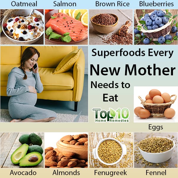 foods every new mother should eat