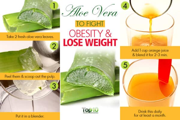 aloe vera juice for obesity and weight loss