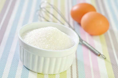 sugar eggs and corn flour