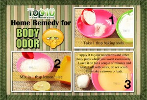 body odor home remedy