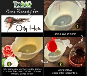 oily hair home remedy