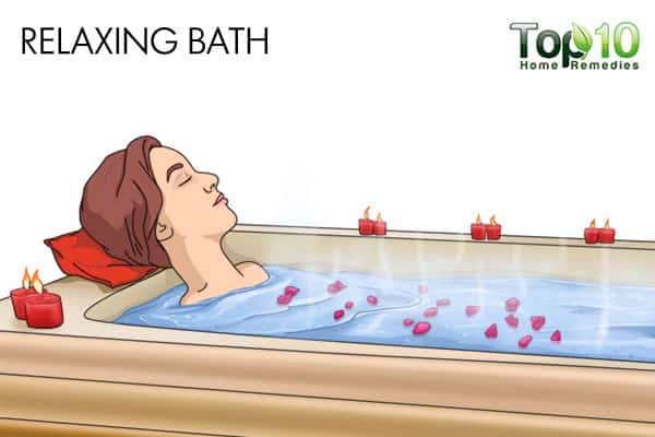 relaxing bath for anxiety