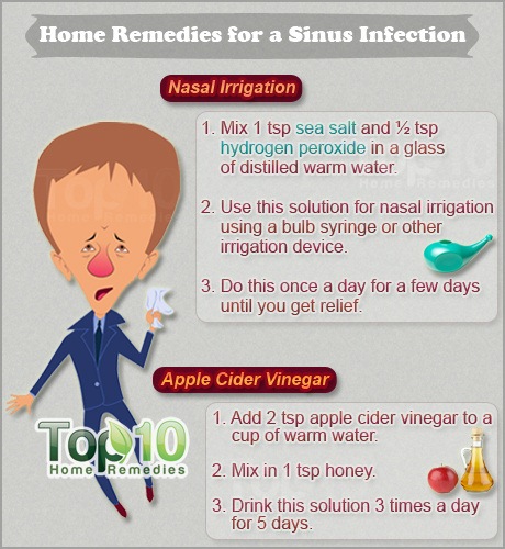 home remedies for a sinus infection