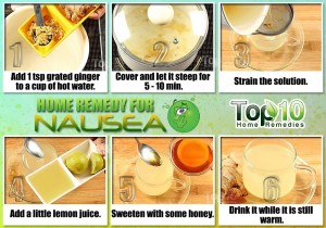 nausea home remedy using ginger