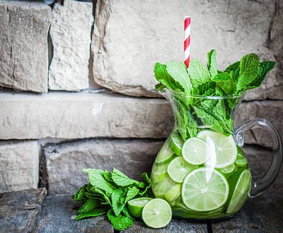 flavored water