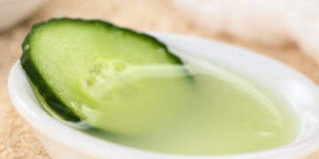cucumber face mask