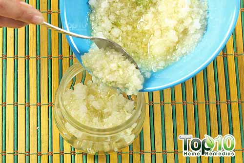 DIY sea salt citrus scrub step5