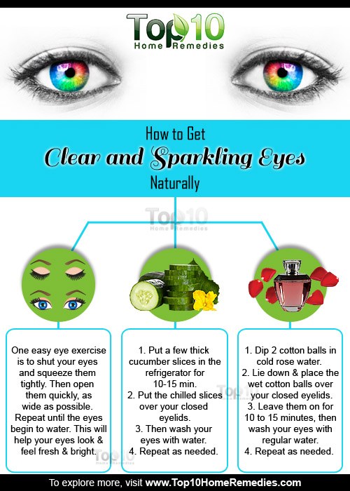 how to get clear and sparkling eyes naturally
