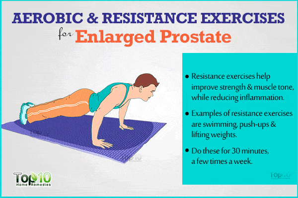 aerobic exercise for enlarged prostate