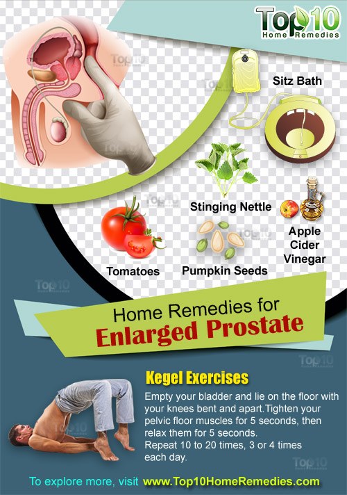 home remedies for enlarged prostate