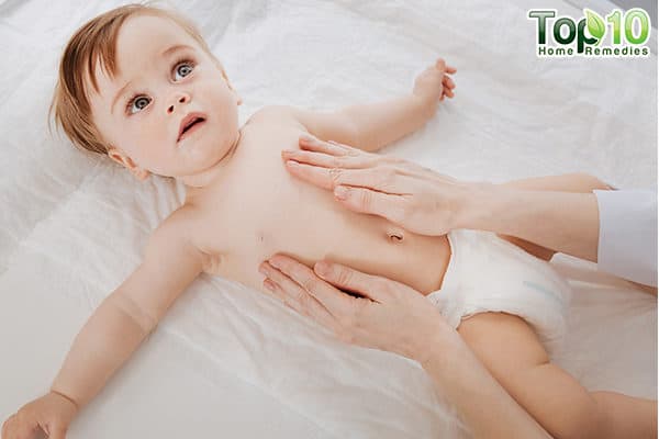 massage for gas pain in toddlers