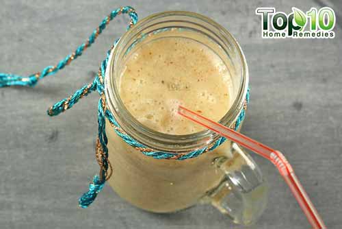 aloe vera smoothie done