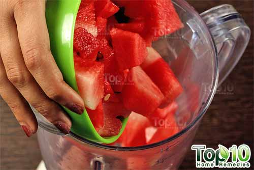 DIY hydrating watermelon smoothie