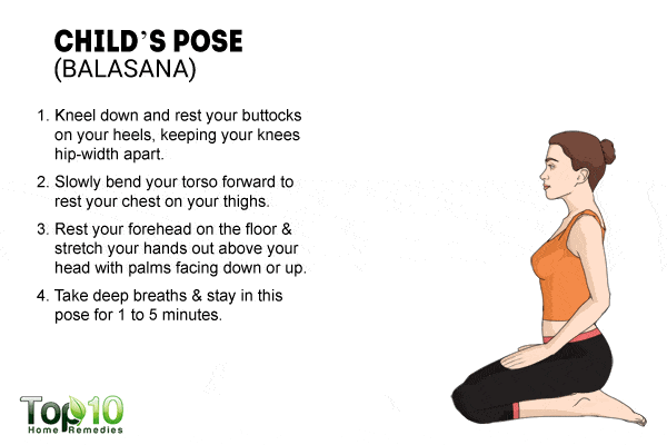 child's pose yoga