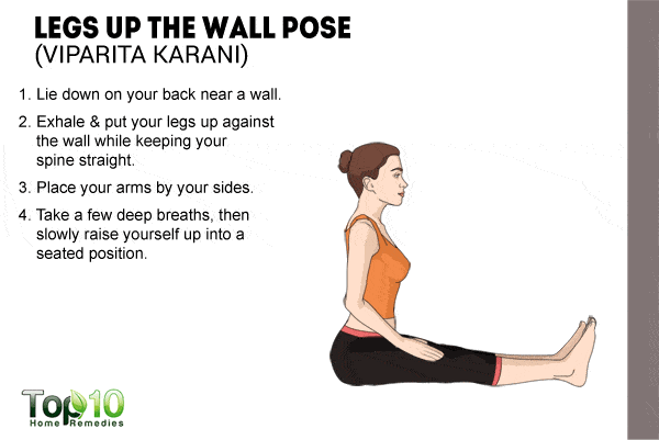 legs up the wall pose