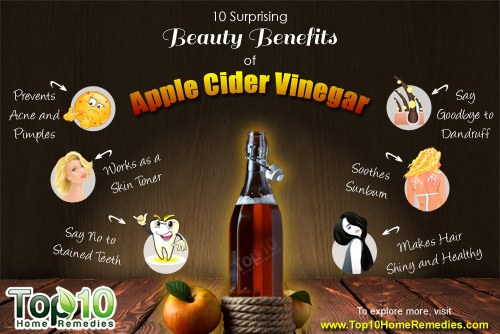beauty benefits of apple cider vinegar