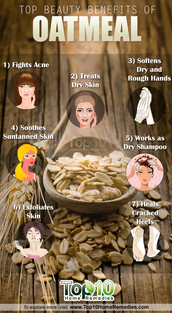 Amazing Beauty Benefits of Oatmeal for Your Skin and Hair Top 10 Home