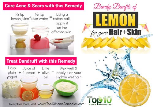 lemon beauty benefits