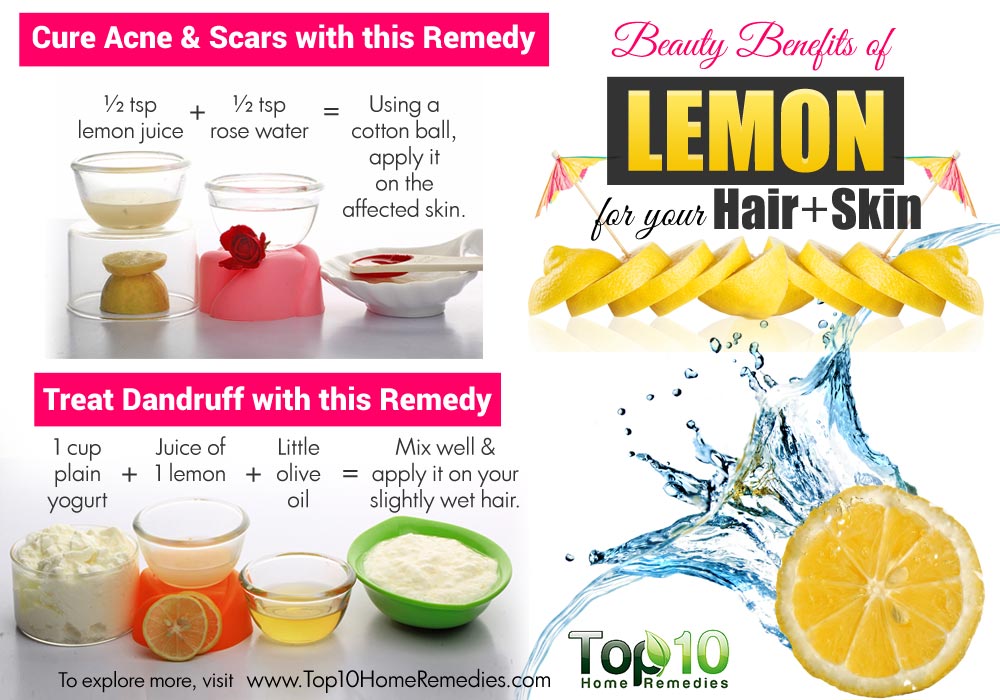 Top 10 Lemon Beauty Benefits for Your Skin and Hair ...