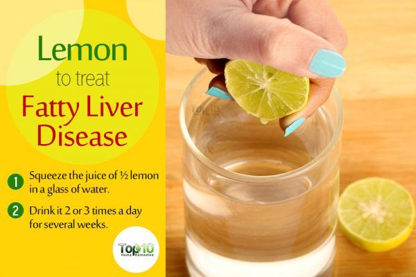 lemon juice for fatty liver disease
