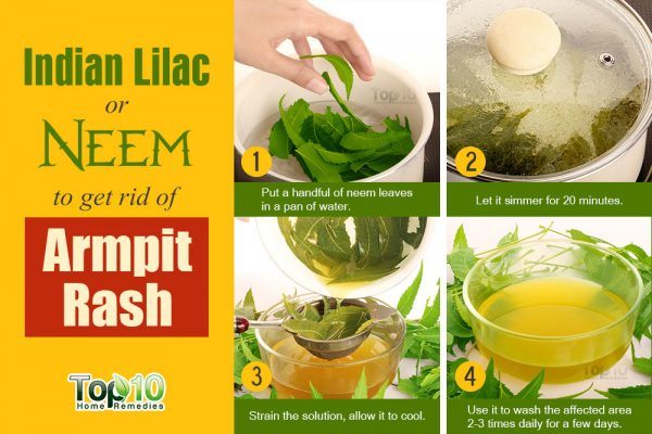Use Neem Leaves to Treat Armpit Rash