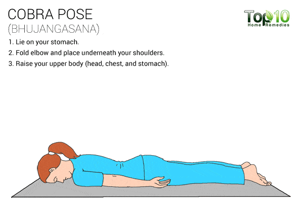 cobra yoga pose (Bhujangasana)