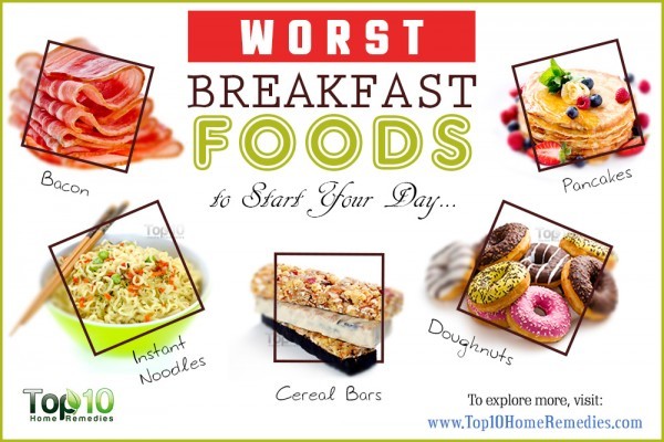 10 worst breakfast foods