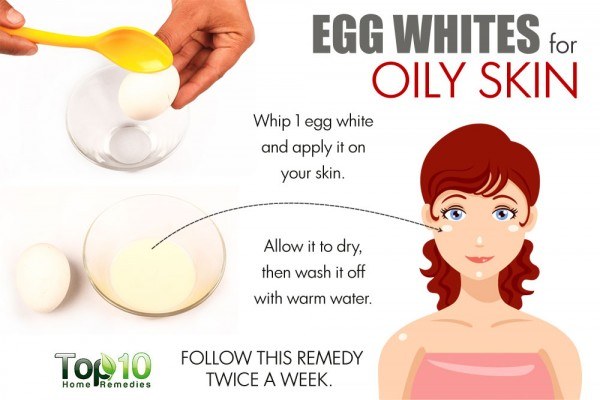 egg white for oily skin