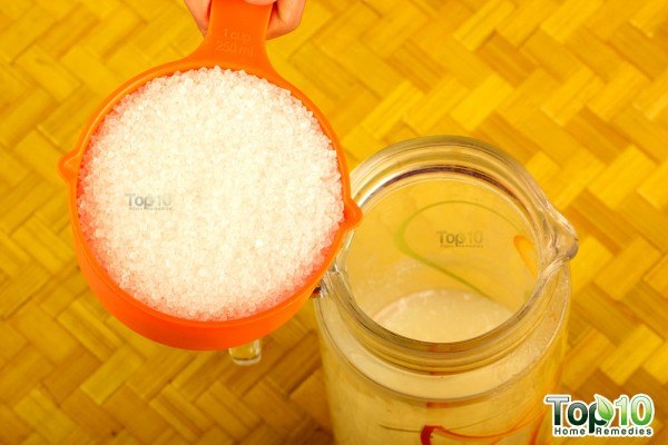 probiotic lemonade step7 add sugar