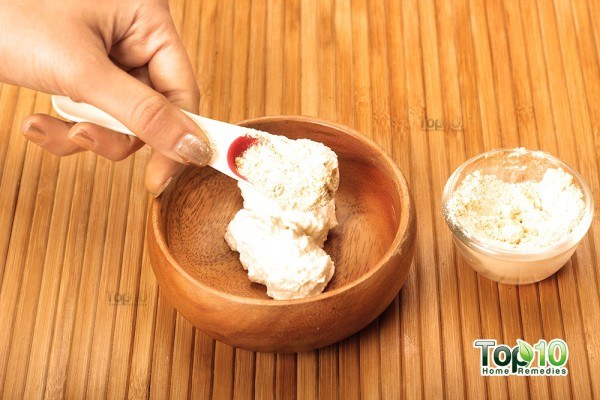 turmeric gram flour mask add gram flour