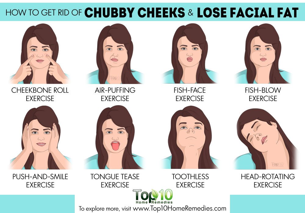 How To Get Rid Of Chubby Cheeks And Lose Facial Fat Top 10 Home Remedies