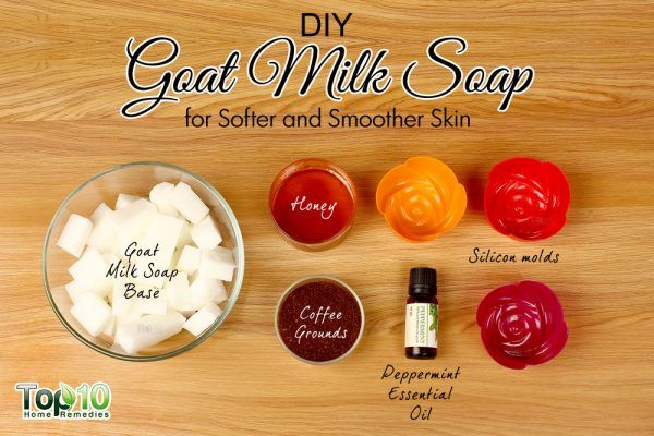 DIY goat milk soap ingredients