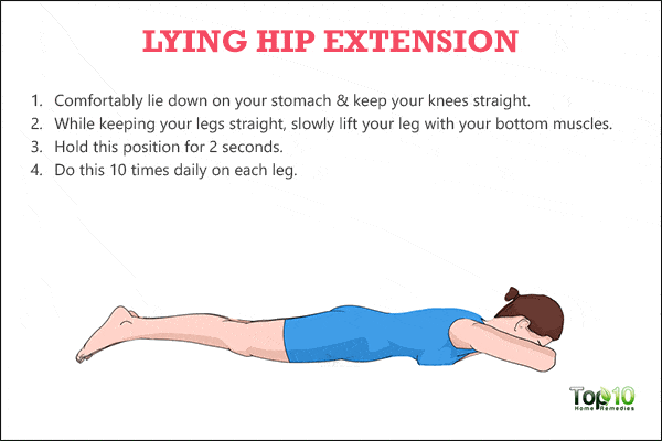 lying hip extension