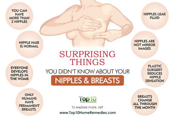 choses surprenantes que vous ne saviez pas sur vos seins et vos mamelons