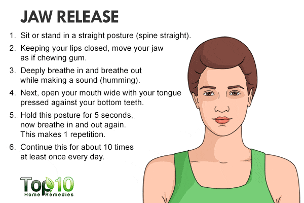 jaw release exercise to reduce face fat