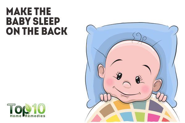 make your baby sleep on back
