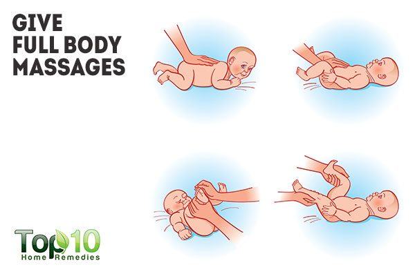 give your baby full body massage