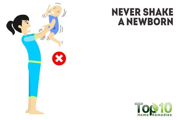 never shake a newborn baby