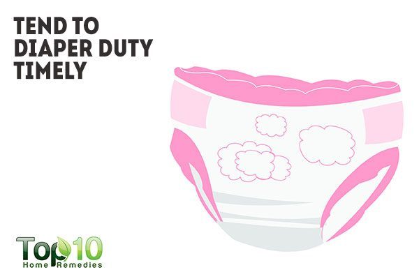 tend to diaper duties timely