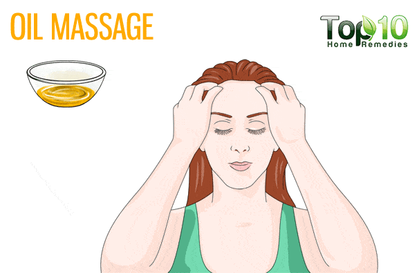 oil massage to reduce postpartum hair loss
