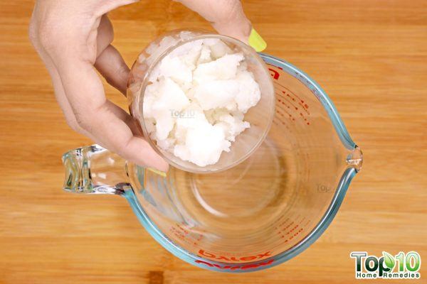add coconut oil for pain balm